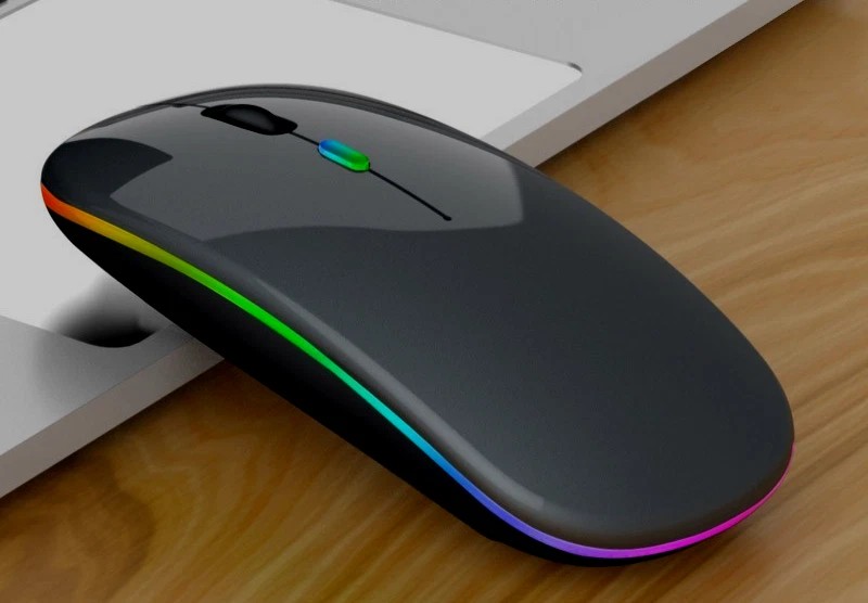 RGB 无线鼠标 双模连接 静音办公款